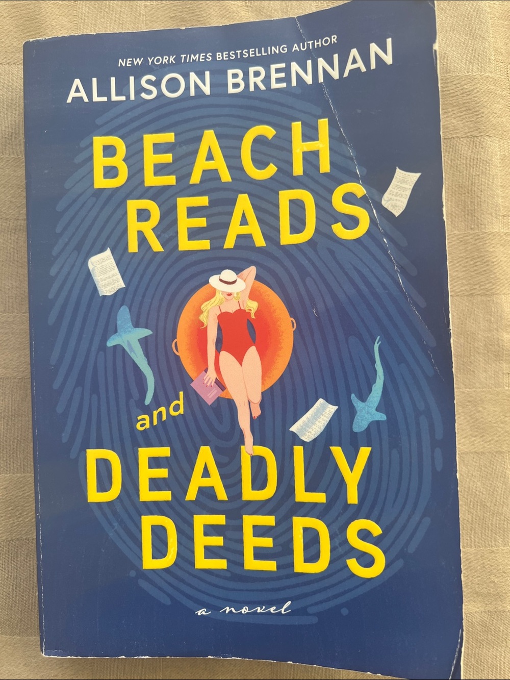 Book: Beach Reads and Deadly Deeds, a mystery novel by Allison Brennan; 2025